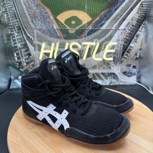 Asics Matflex 7 Black/White Wrestling shoes Sz 5